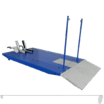 Tuxedo M-1500C-HR 1,500 lb High Rise Motorcycle Lift Bench w/ Vise, Sides, Balance Bar, Pump - Image 6